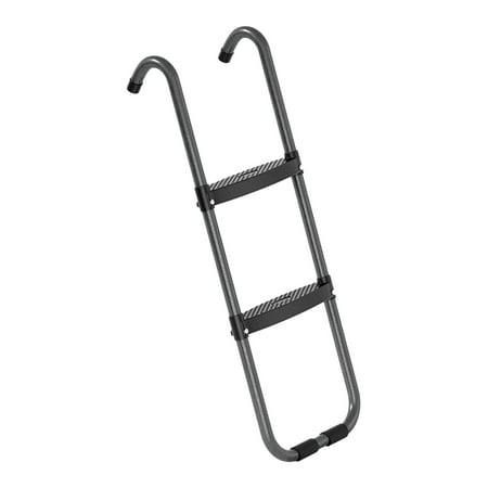 Trampoline Ladder Wide Step Ladder Trampoline Accessories Easy Install High Strength Steel Climbing Ladder 2 Step for Backyard Boys Girls