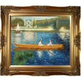thumbnail image 2 of Tori Home 'Boating on the Seine' Oil Painting Print on Canvas, 2 of 5