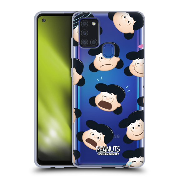Head Case Designs Officially Licensed Peanuts Character Patterns Lucy Soft Gel Case Compatible with Samsung Galaxy A21s (2020)