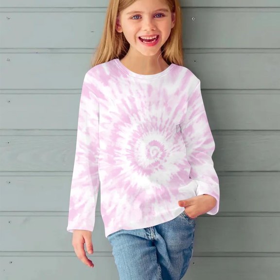 Bnwani Long Sleeve Toddler Shirts Boys Crew Neck Casual Cute Tops 3-4t
