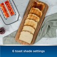 thumbnail image 4 of Oster 2-Slice Toaster, Touch Screen with 6 Shade Settings and Digital Timer, Black/Stainless Steel, 4 of 6
