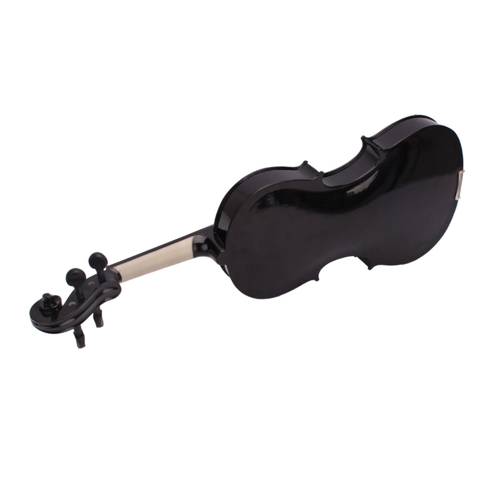 4/4 Acoustic Violin Case Bow Rosin, Black