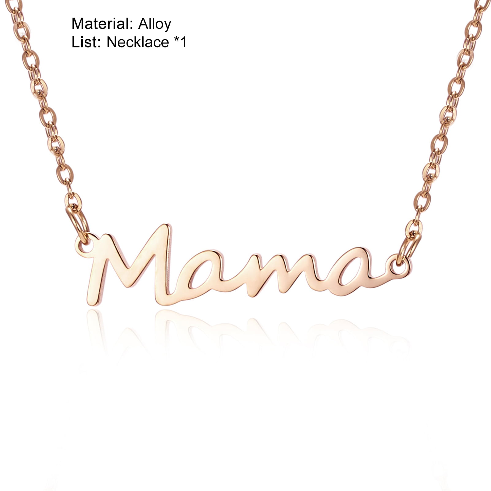 Buy Gold Initial Necklace, Rose Gold Custom Initial Necklace, Silver  Personalized Necklace, Mama Necklace, Bridesmaids Gift Necklace Online in  India - Etsy