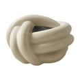 thumbnail image 2 of Funda para caja de pañuelos de cerámica, accesorios de baño, decoración del hogar, elegante almacenamiento de servilletas Color crema, 2 of 9