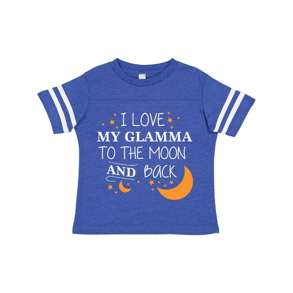 Inktastic I Love My Glamma To The Moon and Back Boys or Girls Toddler T-Shirt