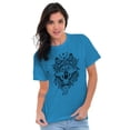 thumbnail image 4 of Geometric Feather Wolf Dreamcatcher Men's Graphic T Shirt Tees Brisco Brands 3X, 4 of 6