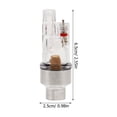 thumbnail image 2 of Spray Paint Filter for Saxophone with Durable Plastic and Metal Construction Silver Color Fits, 2 of 9
