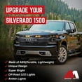 thumbnail image 3 of AMERICAN MODIFIED Grille d'Armure pour Chevy Silverado 1500 2019-2021, Noir Mat, 3 of 12