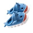 thumbnail image 7 of Loonyx Unisex Shark Slippers, Open Heel, Blue, Big Kids Size 3, 7 of 7