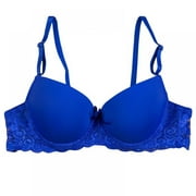 Women Plus Size Push Up Add 1 Cup Underwire Perfect Shape Lace Bras