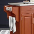 thumbnail image 4 of Hawthorne Collections 49" Wood Kitchen Cart with Stainless Top in Oak, 4 of 8