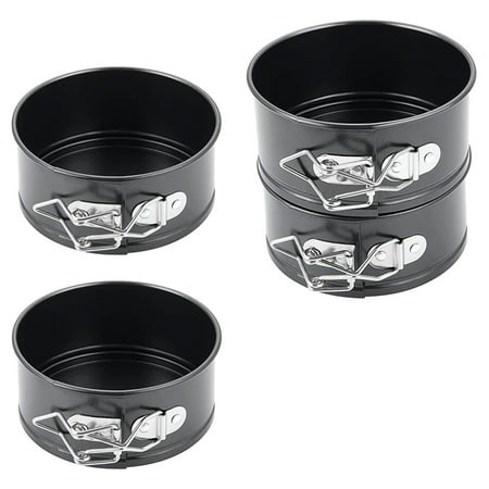 

Spring Form Pan 4 Inch Cake Pan Set of 4 Mini Cheesecake Pans
