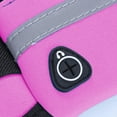 thumbnail image 4 of Riñonera para correr, resistente al agua, ajustable, color rosa y rojo, 4 of 5