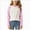 A34-Pink, variant on Girls Boys Long Sleeved T Shirt Inner Layer Or Base Layer T Shirt Back-to-School T Shirts Kids Crewneck Fall Winter Tops Basic Tees 1-2 Years Pink T Shirts