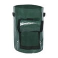 thumbnail image 2 of 10 Gallon Potato Grow Bag With Flap Window, Breathable Fabric Pot With Handles, Vegetable Planter Bag for Patio Balcony Garden, Green, 2 of 9