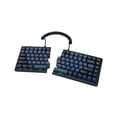 thumbnail image 6 of Mistel BAROCCO MD770 RGB Wired + Wireless Bluetooth TKL Split Mechanical Keyboard with Cherry MX Brown Switch, Ergonomic Gaming Keyboard, Yellow Letter Glaze Blue PBT DoubleShot Keycaps, Macro Support, 6 of 9