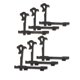 thumbnail image 1 of Caballetes de Plástico BLESIY Negro Soporte para Placas 4-7 Pulgadas, 1 of 8
