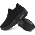 thumbnail image 7 of YOURDIARY Womens Walking Shoes Breathable Mesh Sneakers Slip On Comfort Wedge Shoes, 7 of 7