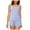 Blue, variant on RMGVDSD Womens Pajamas Set Sexy Suspenders Shorts Sleepwear Set Solid Color Striped Loungewear Set Comfy Loungewear Matching Set