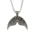 thumbnail image 6 of Bohemian Ethnic Mermaid Tail Pendant Necklace Women Vintage Beach Silver Color Pendant Jewelry, 6 of 6