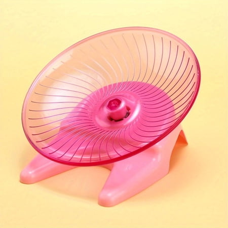 Pet Hamster Running Wheel Mute Flying Saucer Steel Axle Wheel Running Disc Toys Cage Small Animal Hamster Accessories