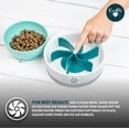 thumbnail image 5 of Inserto de comedero lento en espiral para perros Convierte un cuenco o plato para perros en un cuenco para perros (alternativa al comedero de rompecabezas para perros, tapete para lamer), 5 of 5