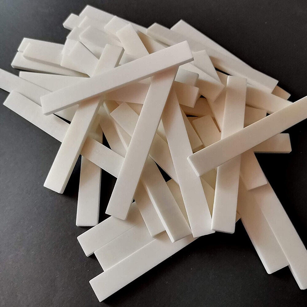10X Bone Guitar Nuts Blank For Electric Bass Acoustic Classical Mandolin