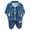 Blue, variant on SRZYMJ Baby Boys Corduroy Material Fashion Clothes Sets Long Sleeved Jacket Long Pants Casual 3pcs Clothing Suit Blue 18-24 Months