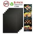 thumbnail image 2 of BBQ Grill Mats Set of 5 Outdoor Cooking Baking Non Stick Reusable Grilling Mat, 2 of 8