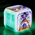 thumbnail image 3 of Reloj despertador Dragon Ball Z Goku, reloj cuadrado con siete colores cambiantes, reloj impreso Digital 3D, despertador para niños y adolescentes, regalo para niños, 3 of 5