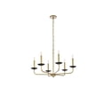 thumbnail image 5 of Cohen 30 inch pendant in black and brass, 5 of 9