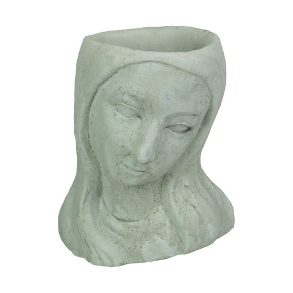 Things2Die4 Long-Haired Maiden Cast Polyresin Head Planter Pot 8 inches High