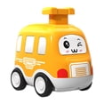 thumbnail image 4 of 2x Coche De Juguete De Inercia Para Niños En Edad Preescolar, Coche De Juguete Para Niños De 1, 2 Y 3 Años, Regalo Amarillo, 4 of 8