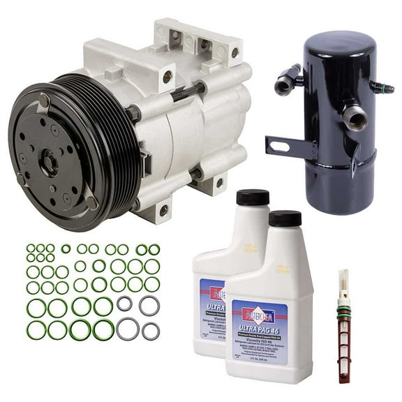 AC Compressor & A/C Kit For Ford F250 F350 F-250 F-350 Super Duty 7.3L PowerStroke Diesel 1994 1995 1996 1997 1998 - BuyAutoParts