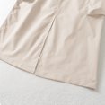 thumbnail image 5 of JNGSA Women's Drawstring Elastic Waist Cargo Skirt Long Skirts with Pocket A-line Quick Drying Midi Skirts Khaki, 5 of 6