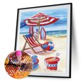 thumbnail image 1 of Cuadros Decorativos 5D DIY Diamond Painting Kits Full Square Drill Verano Playa Mosaico Artesanía Sywqhk Nuevos Originales, 1 of 1