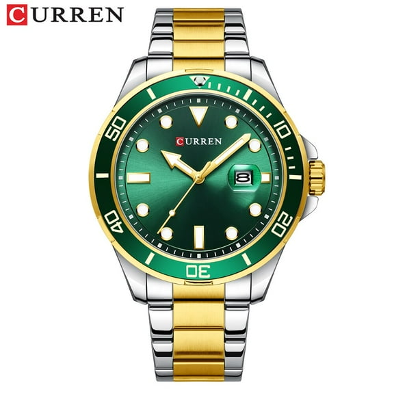 New Watches Men Fashion CURREN Brand Men Quartz Clock Man Full Steel Strap Sport Casual Waterproof Wrist Watch relogio masculino