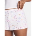 thumbnail image 4 of No Boundaries Cloud Core Sleepwear Tank Top and Shorts Sleep Set, 2-Piece, Women's XXS-3X, 4 of 5
