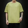 thumbnail image 1 of Nueva camiseta de verano para hombre 2022, camiseta sólida a la moda para hombre, camisetas informales de algodón de manga corta de gran tamaño Hip Hop para hombre, ropa de calle para hombre Tan Jianjun unisex, 1 of 2