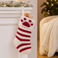 thumbnail image 4 of Christmas Knit Stocking Small Gift Bags for Pet Cats and Dogs, Holiday Candy Holder, Knitted Sock Decoration for Christmas Tree and Fireplace Hanging Decor, 4 of 4