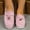 Pink, variant on Womens Pink Flock Slip-on Loafers - Tassel Metal Pendant Comfortable Casual Daily Shoes, Size Us 5.5-9.5 (Eu 36-43),Size 36