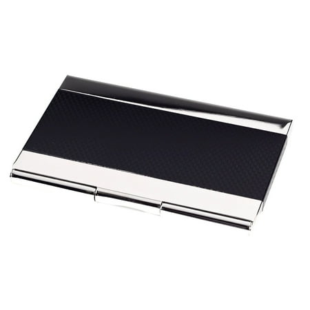 UPC: 0797140312697 | Bey-Berk International D269B Nickel Plated Business Card Case with Anodized Trim – Black