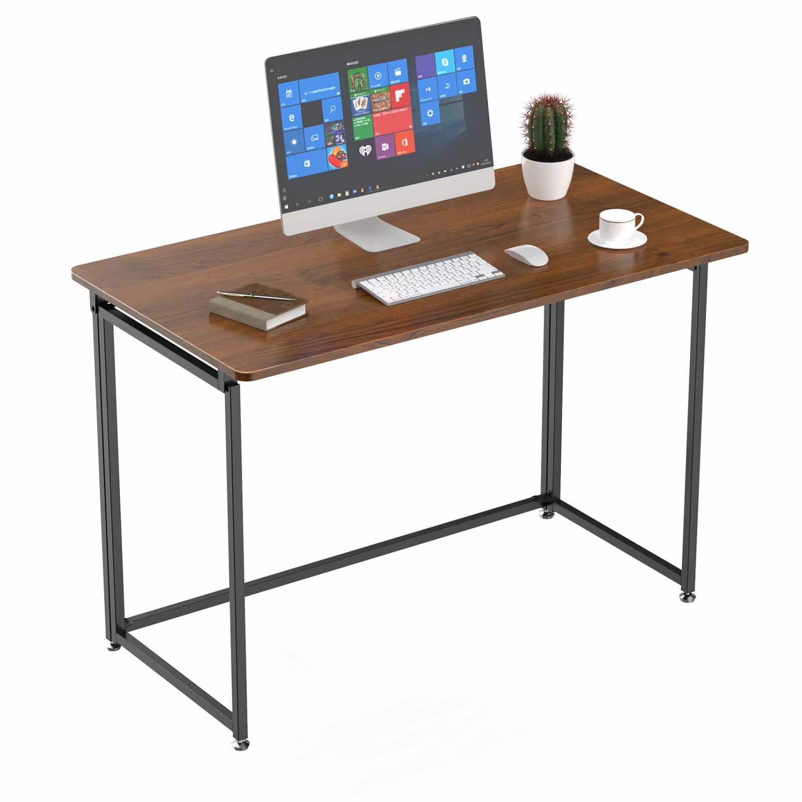 Bigroof Folding Desk 43 Writing Computer Desk For Home Office Modern Simple Study Desk Table