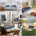 thumbnail image 6 of Waterproof Throw Pillow Covers Set of 2, 20x12 Inch Cartoon Rocket Decorative Pillowcases Outdoor Pillow Slip Cushion Covers Set for Couch Tent Chic Cute Funny Stars Moon Sky Clouds, 6 of 7