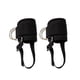 thumbnail image 3 of 2 piezas de correas de tobillo para accesorios de puños de entrenamiento de máquina de cable para gimnasio para hombres Negro, 3 of 8