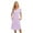 Z-Purple, variant on WBQ Women's Long Sleeve Polka Dot Nightgown Button Up Retro Nightshirt Over Knee Length Nightdress Casual Soft Sleep Dress Loungewear, S-2XL