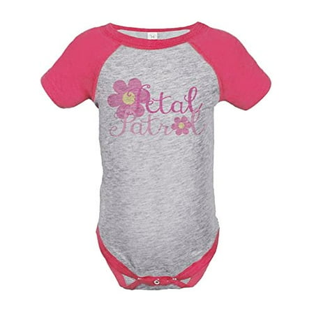 

7 ate 9 Apparel Baby Girl s Petal Patrol Flower Girl Wedding Raglan Onepiece
