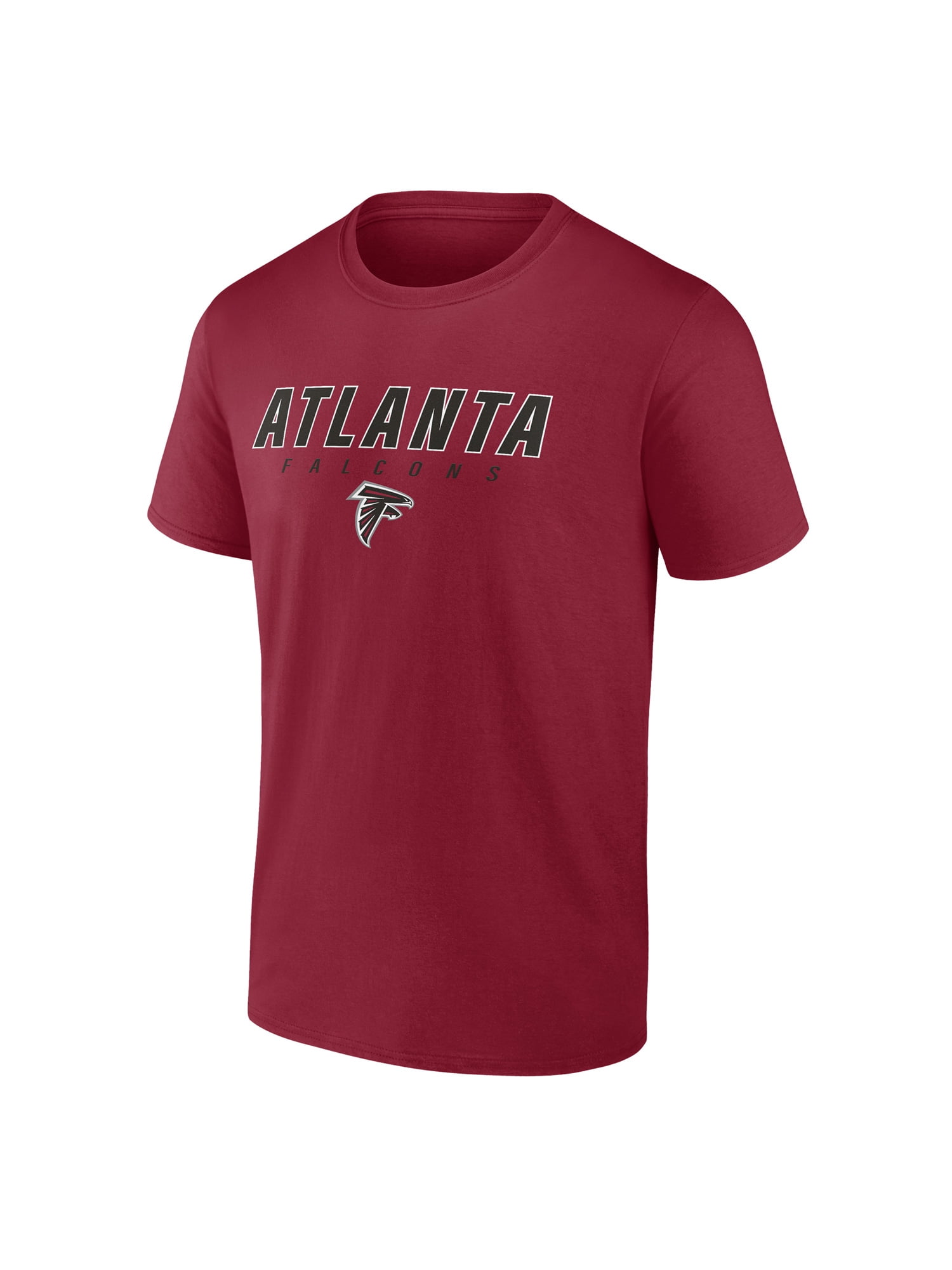 NFL Atlanta Falcons Men's Cotton Red Short Sleeve T-Shirt