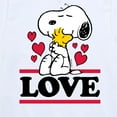 thumbnail image 3 of Peanuts - Love Snoopy Woodstock - Toddler And Youth Short Sleeve Graphic T-Shirt, 3 of 6