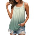 thumbnail image 1 of Gibobby Camisetas sin mangas para mujer, holgadas, plisadas, de verano, sin mangas, con dobladillo curvo S 2XL(Beige,M), 1 of 4